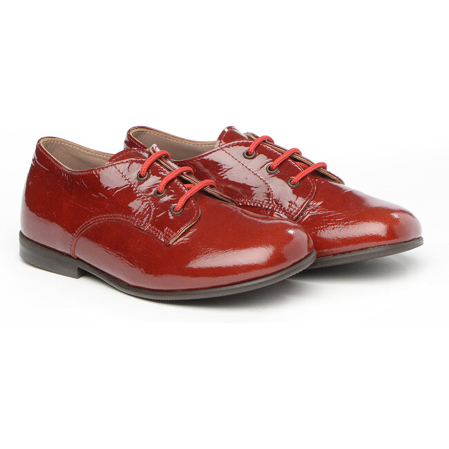 Lace-Up Shoes, Red