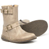 Grey Leather Boots - Boots - 2 - thumbnail