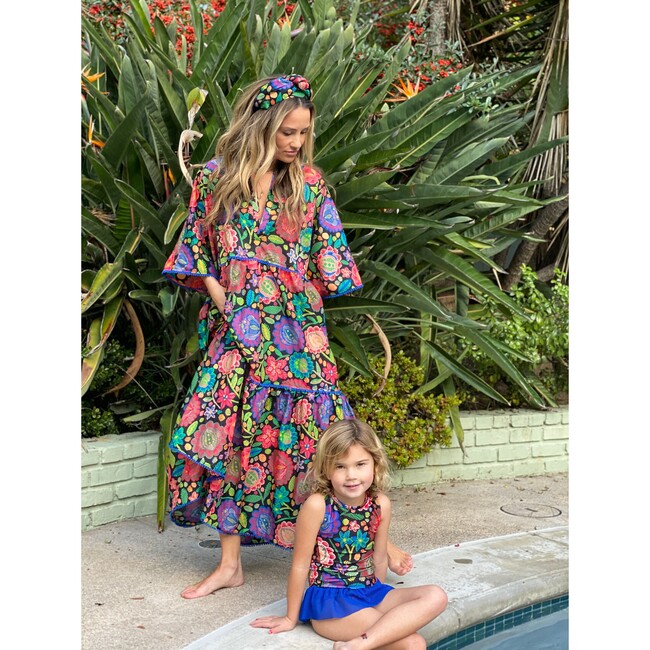 *Exclusive* Tuto Matyo Floral One Piece, Maisonette Blue - One Pieces - 3