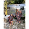 *Exclusive* Zsofia Peasant Matyo Floral Kaftan, Maisonette Blue - Dresses - 4