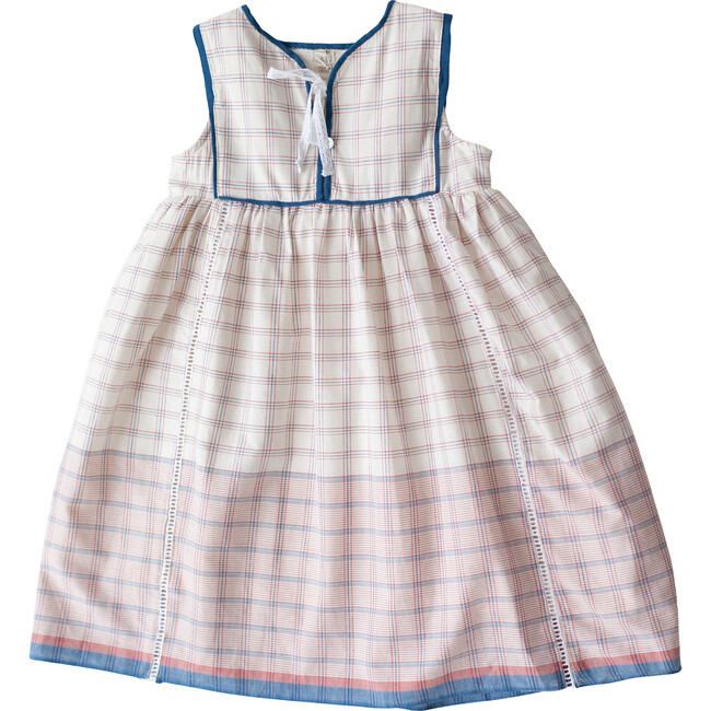 White Chex Midi Dress - Dresses - 1