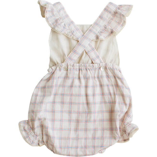 White Chex Poppy Romper - Rompers - 2