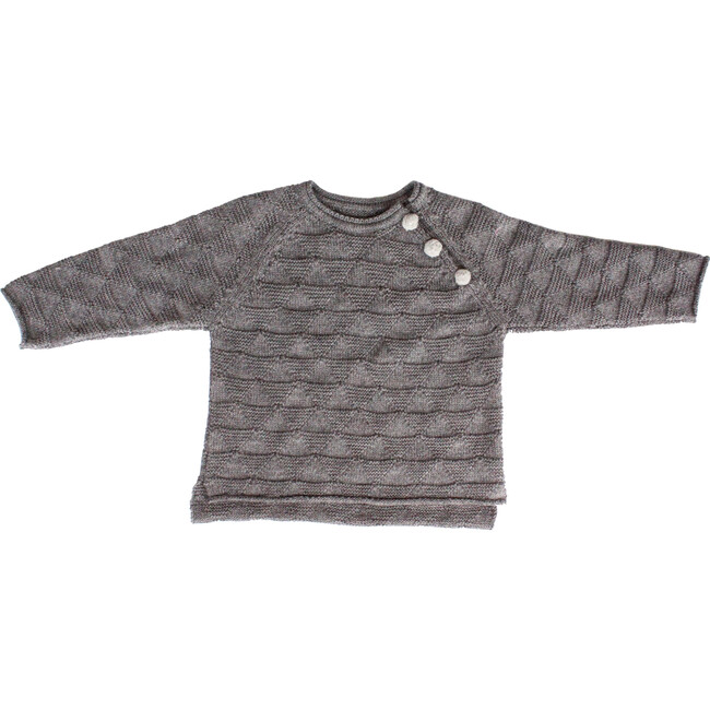 Triangle Sweater, Charcoal - Sweaters - 1