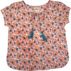 Princess Top, Pink Block Print - Blouses - 1 - thumbnail