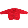 Pom Pom Sweater, Red - Sweaters - 1 - thumbnail
