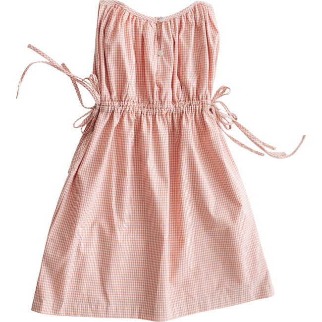 Peach Gingham Mulberry Dress - Dresses - 2