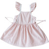 Peach Gingham Pinafore Dress - Dresses - 2