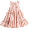 Peach Gingham Chloe Dress - Dresses - 1 - thumbnail