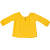 Olive Top, Mustard - Blouses - 1 - thumbnail
