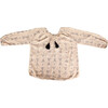 Olive Top, Cream Triangles - Blouses - 1 - thumbnail