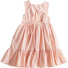 Peach Gingham Chloe Dress - Dresses - 2