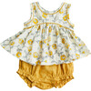 Mustard Flowers Baby Ari Set - Mixed Apparel Set - 1 - thumbnail