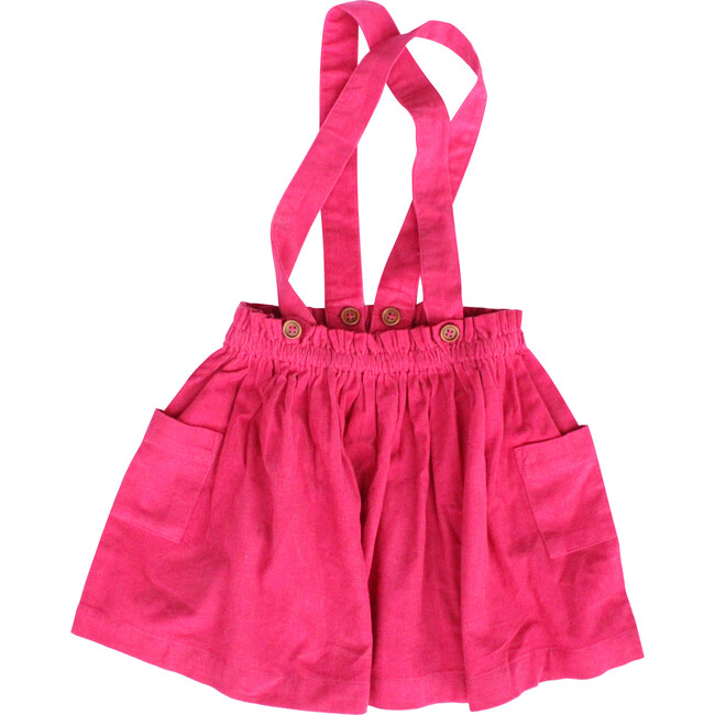 Suspender Skirt, Hot Pink - Skirts - 1