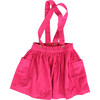 Suspender Skirt, Hot Pink - Skirts - 1 - thumbnail