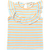 Ruffle Top, Stripes - Tees - 1 - thumbnail