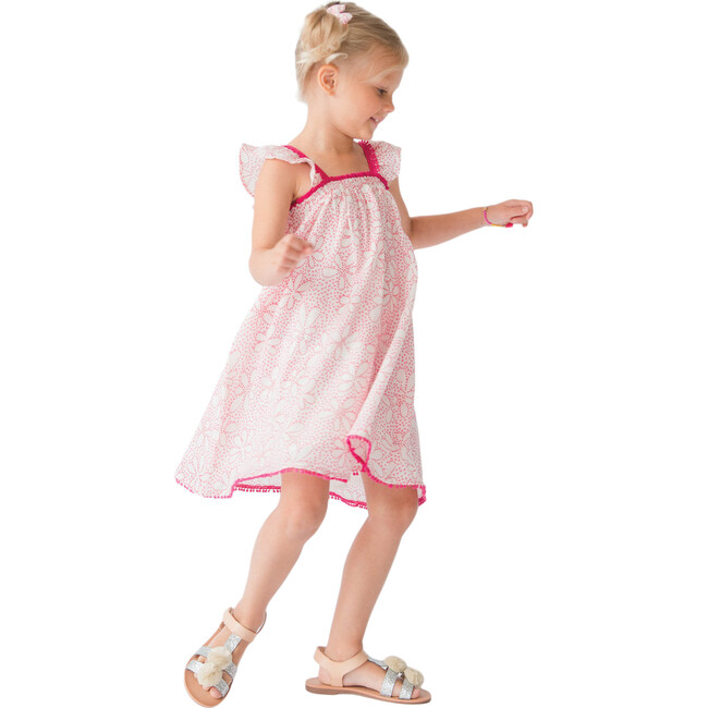 Molly Dress, Pink Floral - Dresses - 2