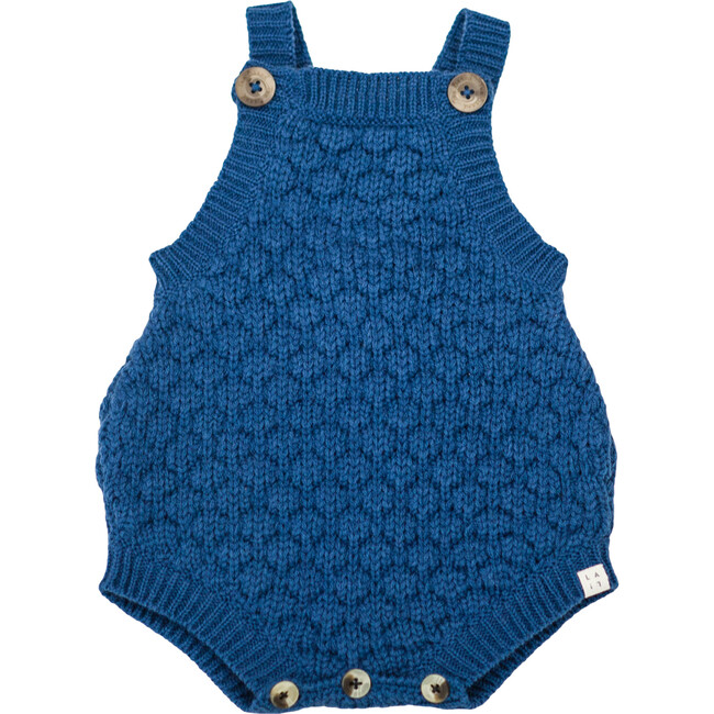 Knitted Onesie, Blue - Onesies - 1