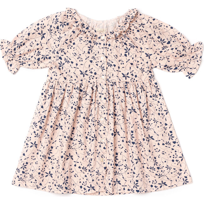 Ivy Dress, Pink Vines - Dresses - 1