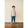 Patchwork Pants, Blue - Pants - 2