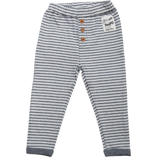 Button Pants, Stripes - Pants - 1