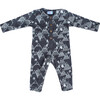 Long Sleeve Jumpsuit, Gray Mountains - Onesies - 1 - thumbnail