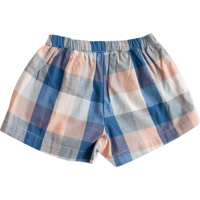 Blue Chex Begonia Shorts - Shorts - 2