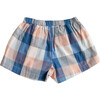 Blue Chex Begonia Shorts - Shorts - 2