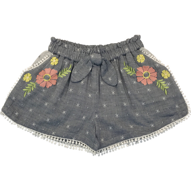 Embroidery Shorts, Double Sided Stars - Shorts - 1
