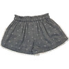 Embroidery Shorts, Double Sided Stars - Shorts - 2