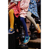 *Exclusive* Ribbed Cotton Tights, Navy Blue - Tights - 2