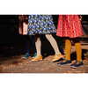 *Exclusive* Ribbed Cotton Tights, Navy Blue - Tights - 3