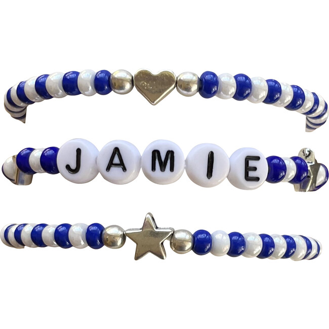Blue & White Bracelet Set