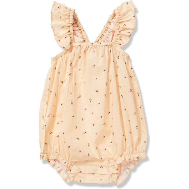 Pilou Romper, Bloom Red and Blue - Rompers - 1