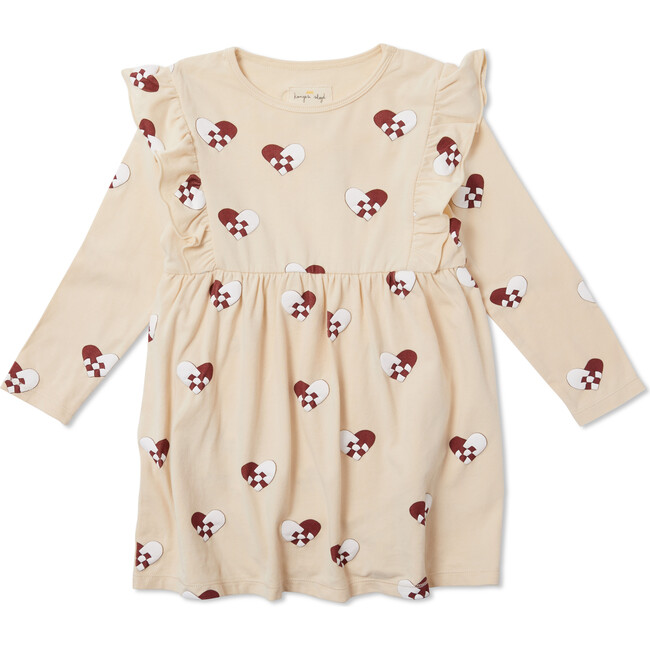 Christmas Dress, Christmas Hearts - Dresses - 1