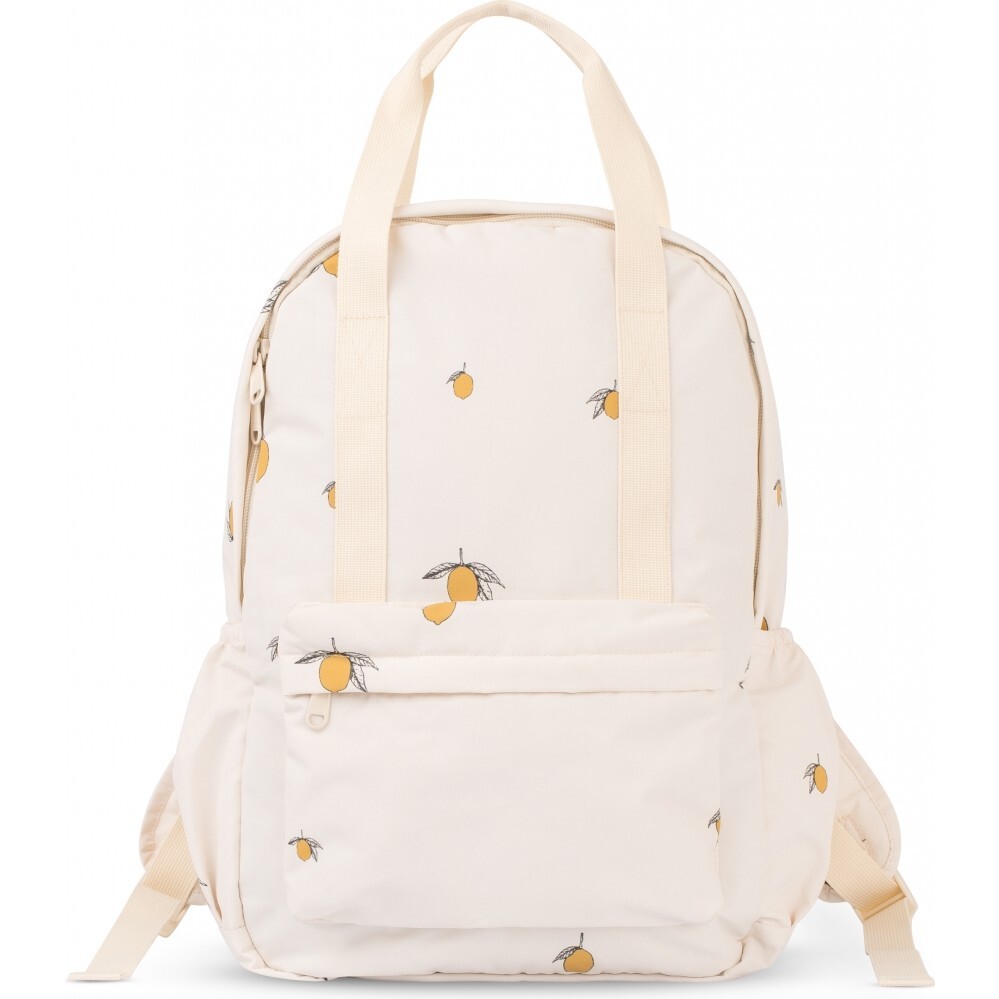 Loma Kids Backpack Junior, Lemon - Konges Slojd Bags | Maisonette