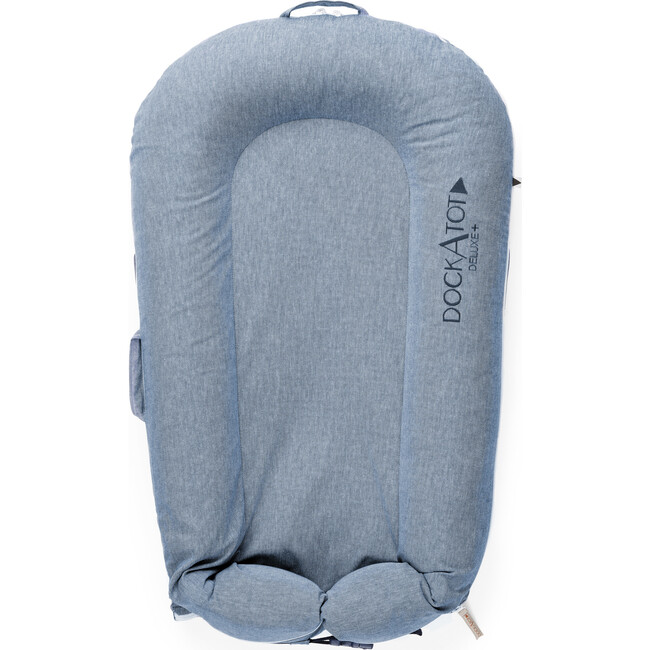 Deluxe+ Dock, Indigo Chambray - Bouncers - 1