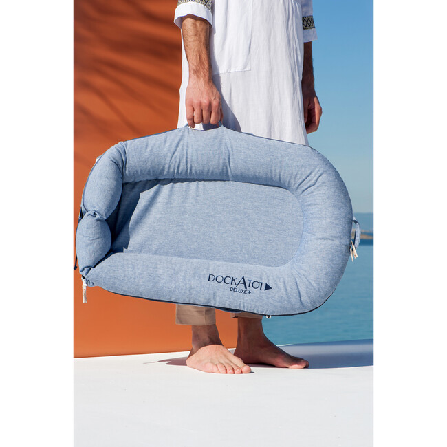 Deluxe+ Dock, Indigo Chambray - Bouncers - 5