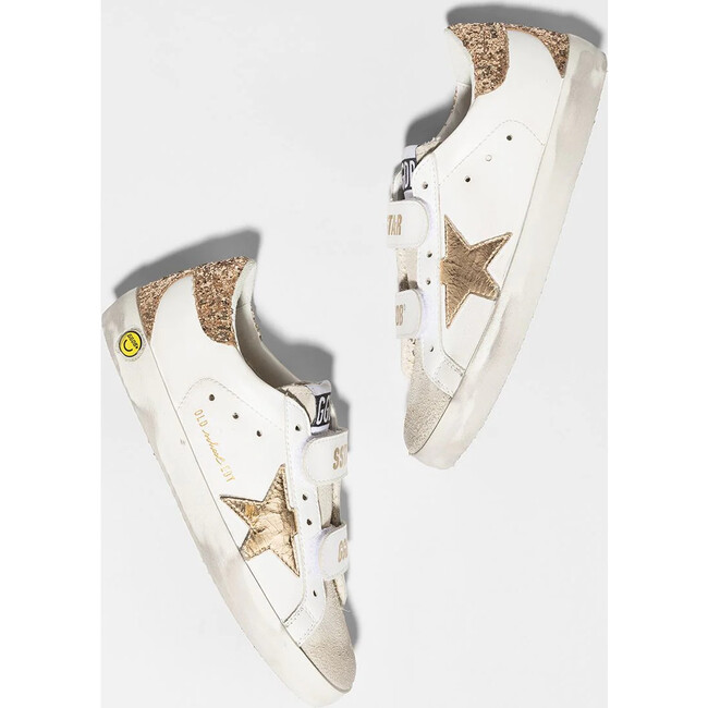Old School Classic Sneakers With Spur, White