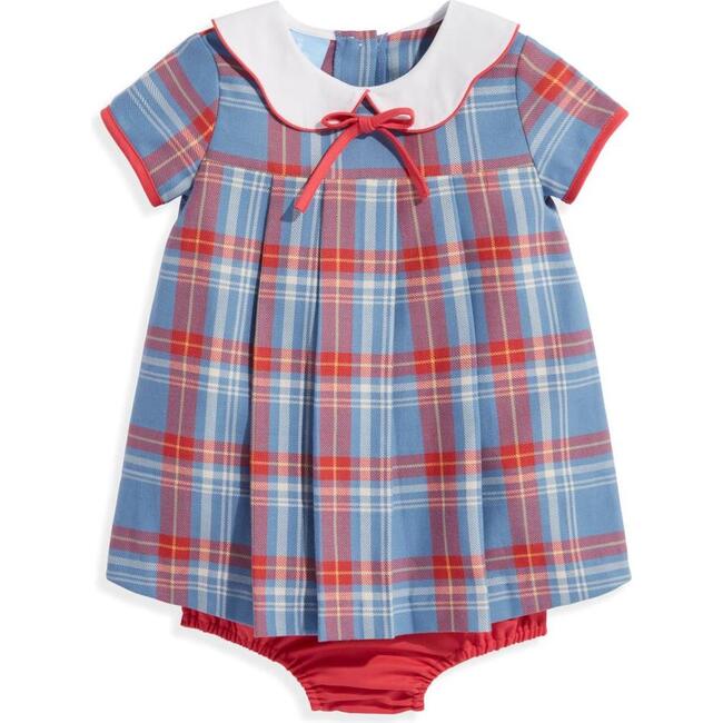 Evie Bloomer Set, Peri Plaid