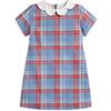 Camilla Dress, Peri Plaid - Dresses - 1 - thumbnail