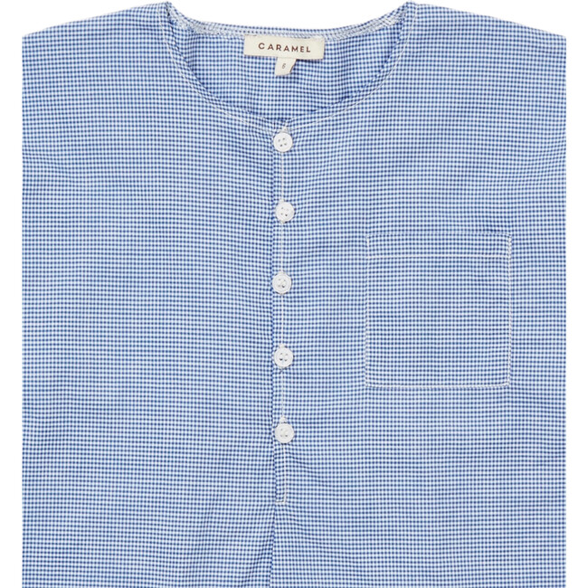 Billy Shirt, Gingham Blue - Shirts - 3