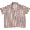 Lago Shirt, Kaleido Blue - Shirts - 1 - thumbnail