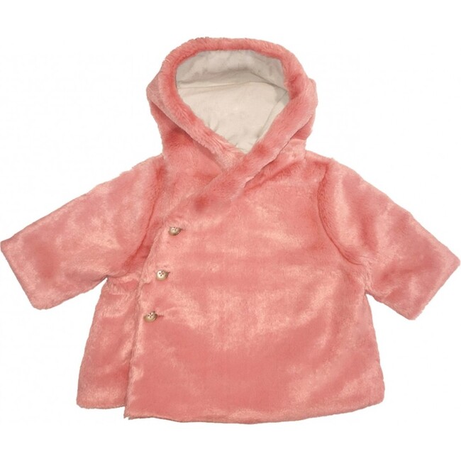 Elpis Baby Coat, Flamingo - Jackets - 1