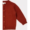Hermione Cashmere Cardigan, Rust - Sweaters - 3