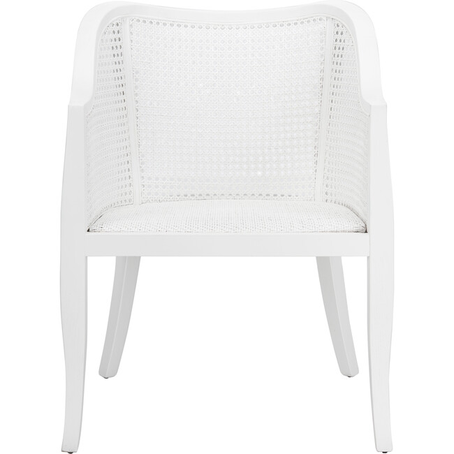 Maika Accent Chair, White