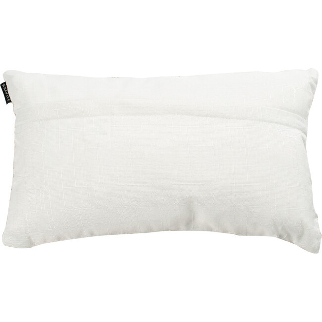 Shag Modish Metallic Pillow, Snow - 12 x 20"