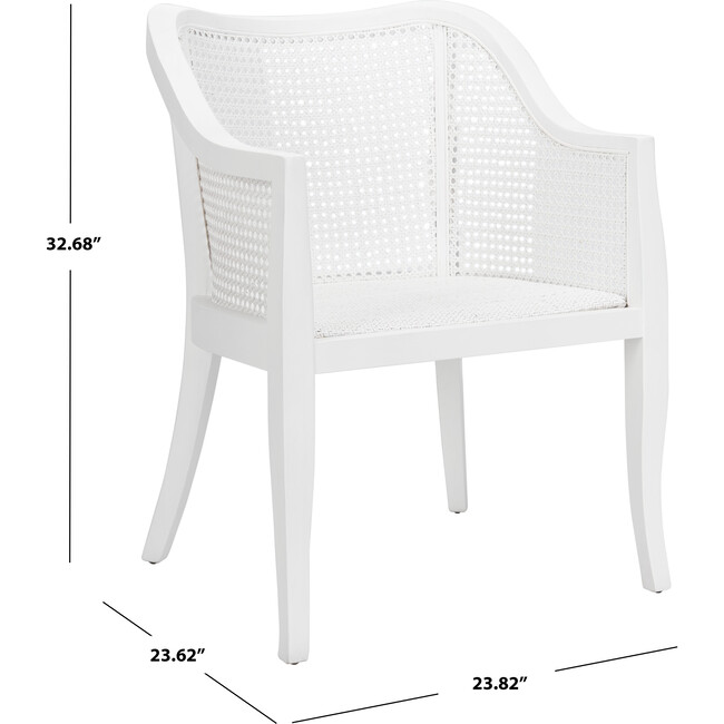 Maika Accent Chair, White - Kids Seating - 5