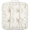 Peony Floor Pillow, Cream - Pillows - 1 - thumbnail