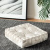 Peony Floor Pillow, Cream - Pillows - 2