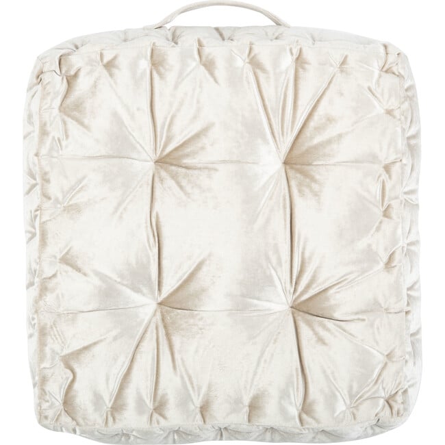 Peony Floor Pillow, Cream - Pillows - 3